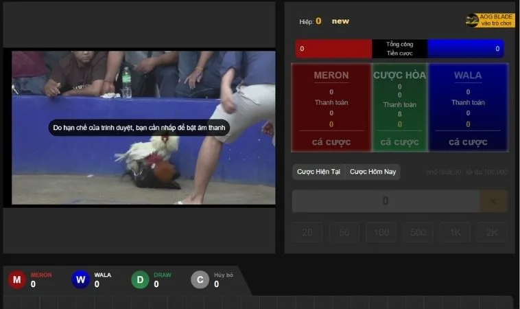 Bí Kíp Cách Chơi Đá Gà Sabong Tại GemBet Thắng Lớn Nhanh 2 Các cửa cược trong Đá Gà Sabong Tại GemBet