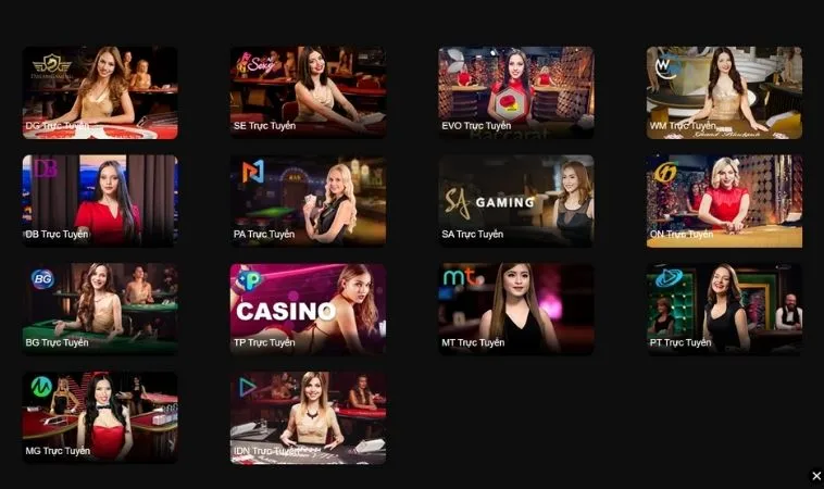Đa dạng các sảnh Casino Online chất lượng hợp tác với nhà cái Gembet