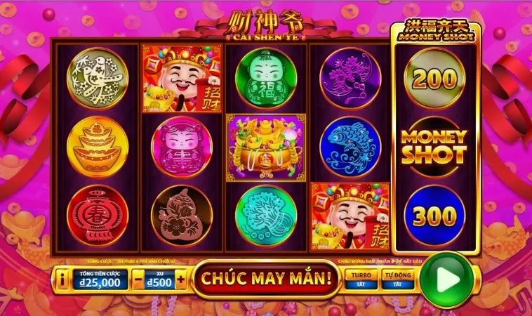 Giao diện chơi Nổ Hũ Thần Tài Tại GemBet